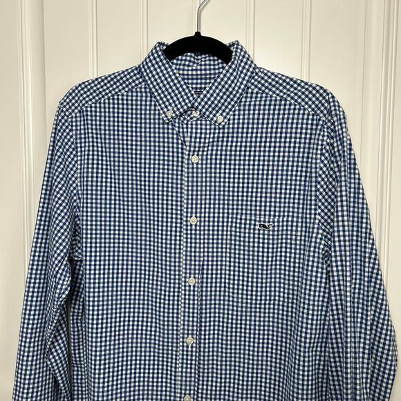 Vineyard Vines Classic Fit Tucker Shirt Mens SIZE S Gingham Check Preppy Coastal - Picture 3 of 14